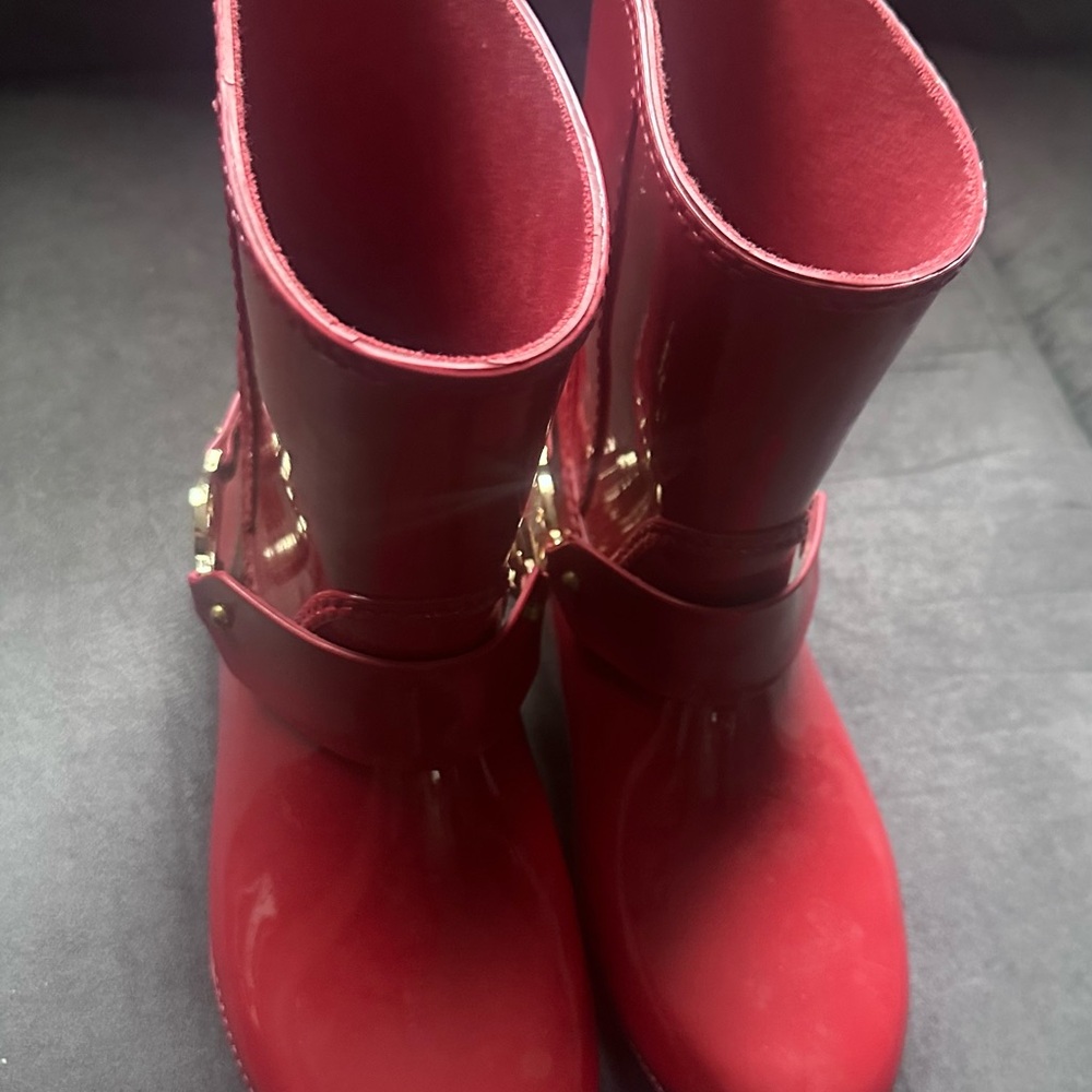 Michael Kors Red Winter Boots